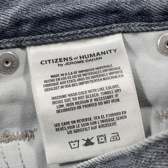 Citizens of Humanity Emerson Button Fly Jeans size 26 Premium Vintage‎ Grey - Picture 10 of 15